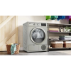 H1: Конденсационный сушильный барабан Bosch Serie 4 8кг Silver inox с QuickDry, AutoDry и EcoSilence™ Motor (84.2х59.8х61.3 см)