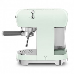 Кофемашина Smeg ecf02pgeu, 15 бар, термоблок, 1.1 л, пастельный зеленый