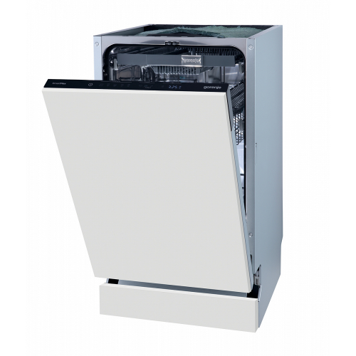 Встраиваемая узкая посудомоечная машина GORENJE – Класс А+++, 11 комплектов посуды, 3 корзины, AquaStop, инверторный мотор
