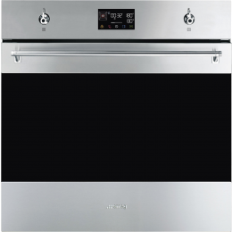 Встраиваемый духовой шкаф SMEG SO6302S3PX, 60 см, нержавеющая сталь, 12 функций, пароварка.