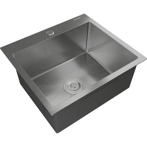 H1: Врезная мойка GRANFEST METAL 5045 из нержавеющей стали 1 чаша 450x350x205 мм - идеальное решение для вашей кухни