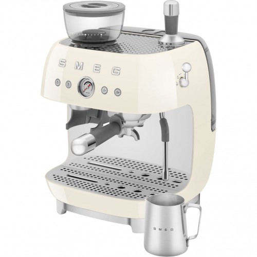 SMEG EGF03CREU Кофемашина-эспрессо со встроенной кофемолкой, цвет кремовый