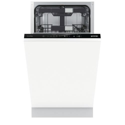 Встраиваемая узкая посудомоечная машина GORENJE – Класс А+++, 11 комплектов посуды, 3 корзины, AquaStop, инверторный мотор