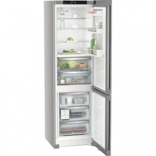 Холодильник LIEBHERR с BioFresh и NoFrost, 201.5 см, A++ - стильный SteelFinish с внутренними ручками