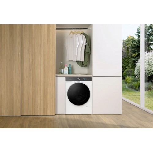 Стиральная машина Gorenje/ Стиральная машина Gorenje, отдельностоящая, ВхШхГ 85х60х54 см, цветной дисплей, поворотное/сенсорное управление, загрузка 9 кг, 1400 об/мин, 20 программ, инверторный мотор, пар, Wi-Fi, цвет белый