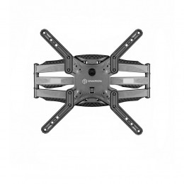 Кронштейн ONKRON M5 Black 32-70 VESA до 400x400, наклон -2°/+10°, поворот 140°, макс. нагрузка 36,4 кг.