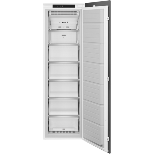 Встраиваемая морозильная камера SMEG с No Frost, 212 л, LCD дисплеем, 5 ящиками - размеры 1769х557х549 мм