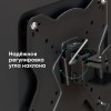Кронштейн ONKRON 17-43 дюймов, наклон +8º, поворот 45°, от стены 85 мм, макс вес 35 кг, черный