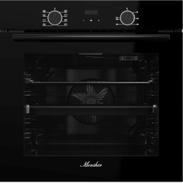 Духовой шкаф MONSHER MOE 6008 Noir, 60 см, 80 л, 8 режимов, черный