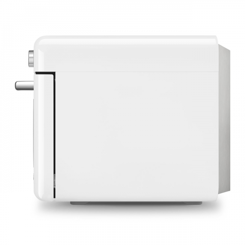 Мини-печь Smeg 30 л с LCD дисплеем, 10 функциями, паром и галогенной подсветкой в стиле 50-х годов - белая
