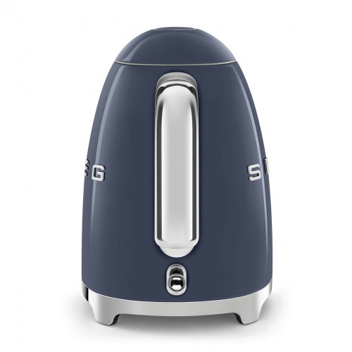 Чайник SMEG 1.7 л, электрический, 2400 Вт, темно-синий, стиль 50-х, корпус из нержавеющей стали