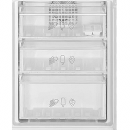 Встраиваемый холодильник SMEG C3170NE, 1775х540х545 мм, комбинированный, No Frost, LED подсветка, инверторный компрессор, 193 л, класс E, белый.
