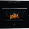 Встраиваемая электрическая духовка ELECTROLUX с пиролизом и сенсорным управлением - нержавеющая сталь, ЖК-дисплей, таймер и будильник