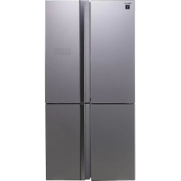 Холодильник Sharp sjfs97vsl, 4-дверный, 600 л, No Frost, инверторный, ионизация, быстрое замораживание