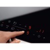 Встраиваемая электрическая варочная поверхность ELECTROLUX HiLight на 4 конфорки с расширением - стеклокерамика, 6300 Вт, независимая установка, размеры 57.6x51.6 см, нержавеющая сталь.