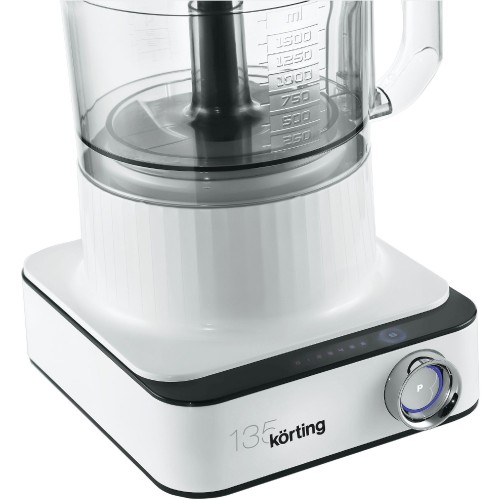 Кухонный комбайн Korting KFP 0203 W - 1200 Вт, 6 скоростей, 2 л, белый