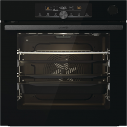 GORENJE BPSA6747A08BG - Встраиваемый духовой шкаф 60 см, 77л, IconLED+, паровое приготовление, термозонд, пиролиз, черный.