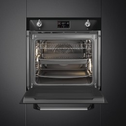 Духовой шкаф SMEG SOP6902S2PN, 60 см, 12 функций, пароувлажнение, пиролиз, черный