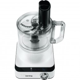 Кухонный комбайн Korting KFP 0203 W 135, 1200 Вт, 6 скоростей, белый, 2 л.