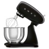 Планетарный миксер SMEG 50-х годов, 1000 Вт, 4.8 л, 10 скоростей, черный