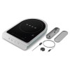 Настольная индукционная плита Smeg 1 зона, 1.45/2.1 кВт, сенсорное управление, таймер, изумрудно-зеленая