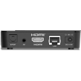 Медиаплеер/ Mediaplayer Dune HD AV1 4K Plus: UltraHD/60 Hz/HDR/HDR10+/ CPU Amlogic S905W2, RAM 4 Gb, Flash 32 Gb, 2xUSB2.0, Micro SD, LAN 100Mb/s, WiFi 802.11ac, BT 5.0, HDMI 2.1, S/PDIF, Audio Out, IR Remote Control, Android 11