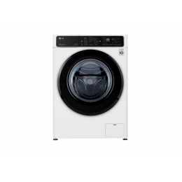 Стиральная машина LG/ Стиральная машина LG, отдельностоящая, ВхШхГ 850х600х455 мм, загрузка 7 кг, 1200 об/мин, LED дисплей, технология AI DD, дозагрузка белья, пар, инверторный мотор с прямым приводом, отсрочка старта, энергоэффективность А, цвет белый
