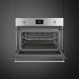 Духовой шкаф SMEG SO4301M0X, 60 см, 45 см, нержавеющая сталь, микроволновая печь