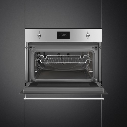 Встраиваемая электрическая духовка SMEG 60 см, высота 45 см, нержавеющая сталь – идеальное решение для вашей кухни