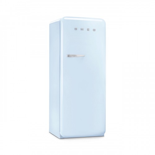 Холодильник SMEG 50-х годов, однокамерный, 270 л, пастельный голубой, MultiFlow, инверторный компрессор, энергоэффективность С