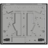 Встраиваемая газовая варочная панель GORENJE черная с автоматическим электроподжигом, размеры 13x60x52 см, вес 11,5 кг