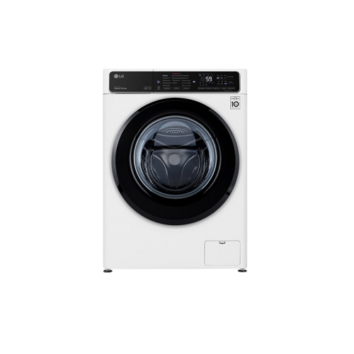 Стиральная машина LG/ Стиральная машина LG, отдельностоящая, ВхШхГ 850х600х455 мм, загрузка 7 кг, 1200 об/мин, LED дисплей, технология AI DD, дозагрузка белья, пар, инверторный мотор с прямым приводом, отсрочка старта, энергоэффективность А, цвет белый