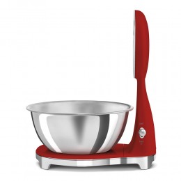 Кухонные весы SMEG KSF01RDWW, аналог/цифра, 5 кг, шаг 1 г, красные