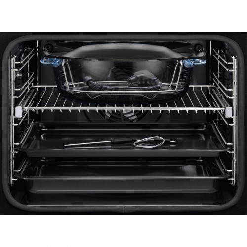 Встраиваемая электрическая духовка ELECTROLUX с паром SteamCrisp - нержавеющая сталь, сенсорное управление, цветной ЖК-дисплей, таймер и отложенный старт