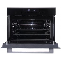 Korting OKB 3250 GNBX MW - Встраиваемый духовой шкаф 45 см, СВЧ, TouchControl, 10 режимов нагрева, LED дисплей.