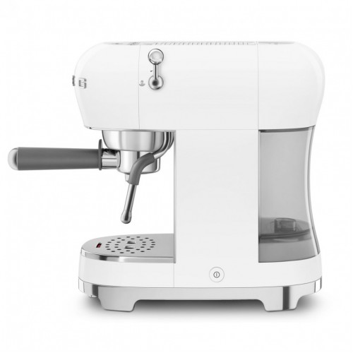Ручная кофемашина Smeg 50-х | Регулируемая температура, 15 бар, 1.1 л, белая