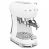 Ручная кофемашина Smeg 50-х | Регулируемая температура, 15 бар, 1.1 л, белая