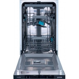 Посудомоечная машина Gorenje GV561D11, 45 см, 3 корзины, нержавеющая сталь, AquaStop, 9 л/цикл, 45 дБ, 81,5 см.