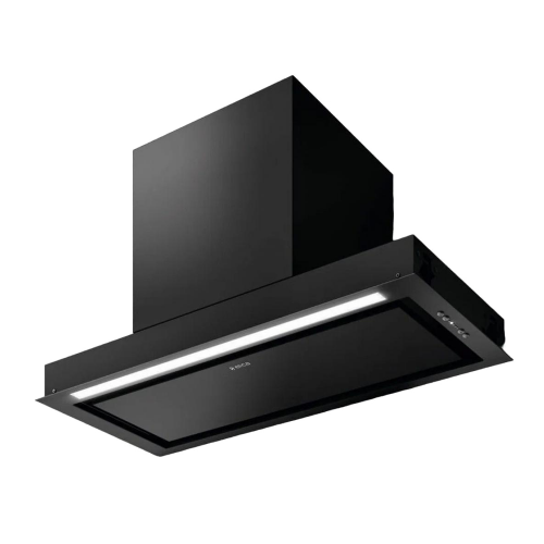 Встраиваемая вытяжка ELICA 72 см с LED освещением, электронным управлением и мощностью 1300 м³/ч - черный матовый цвет