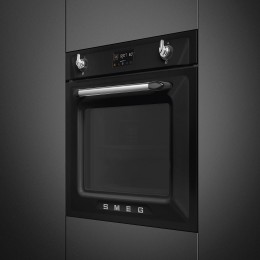 Духовой шкаф SMEG SOP6902S2PN, 60 см, 12 функций, пароувлажнение, пиролиз, черный