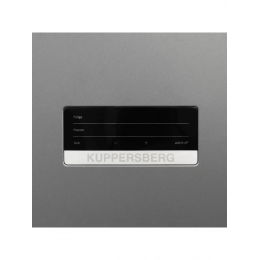 Холодильник KUPPERSBERG RFCN 2010 DX, 388 л, инверторный компрессор, Total No Frost, электронное управление, LED дисплей, супер заморозка, зона свежести.
