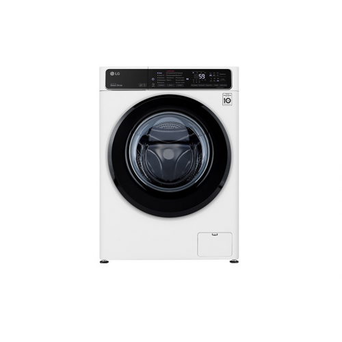 Стиральная машина LG/ Стиральная машина LG, отдельностоящая, ВхШхГ 850х600х455 мм, загрузка 7 кг, 1200 об/мин, LED дисплей, технология AI DD, дозагрузка белья, пар, инверторный мотор с прямым приводом, отсрочка старта, энергоэффективность А, цвет белый
