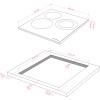 Варочная поверхность Kuppersberg Hi-Light 45 см - Сенсорное управление, таймер, автоматическое отключение, черный цвет