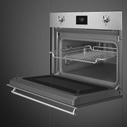 Духовой шкаф SMEG SO4301M0X, 60 см, 45 см, нержавеющая сталь, микроволновая печь
