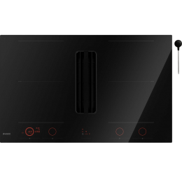 Варочная панель Asko HIHD854GF, индукционная, 4 конфорки, 14.8 кВт, встроенная вытяжка, Wi-Fi управление