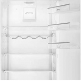 Встраиваемый холодильник SMEG C3170NE, 1775х540х545 мм, комбинированный, No Frost, LED подсветка, инверторный компрессор, 193 л, класс E, белый.