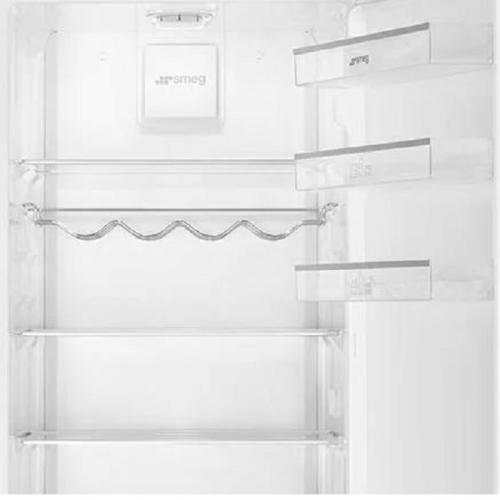 Встраиваемый холодильник SMEG 1775x540x545 мм - комбинированный, автоматическая разморозка, LED подсветка, инверторный компрессор, 193 л, класс E, цвет белый