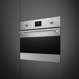 Духовой шкаф SMEG SO4301M0X, 60 см, 45 см, нержавеющая сталь, микроволновая печь