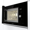 Встраиваемая микроволновая печь GORENJE с электронным управлением, черная, 20 л, левостороннее открывание, размеры 59,5 × 38,8 × 34,4 см