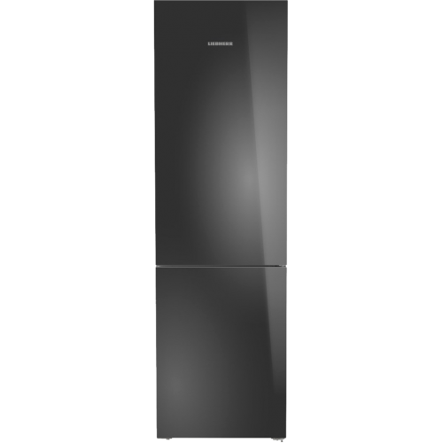 Холодильник LIEBHERR с NoFrost, EasyFresh, 3 контейнерами, высота 201,5 см, класс A++, черное стекло